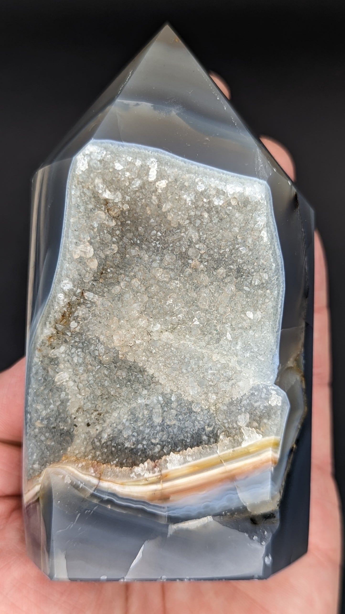 Polished Agate Point Tower