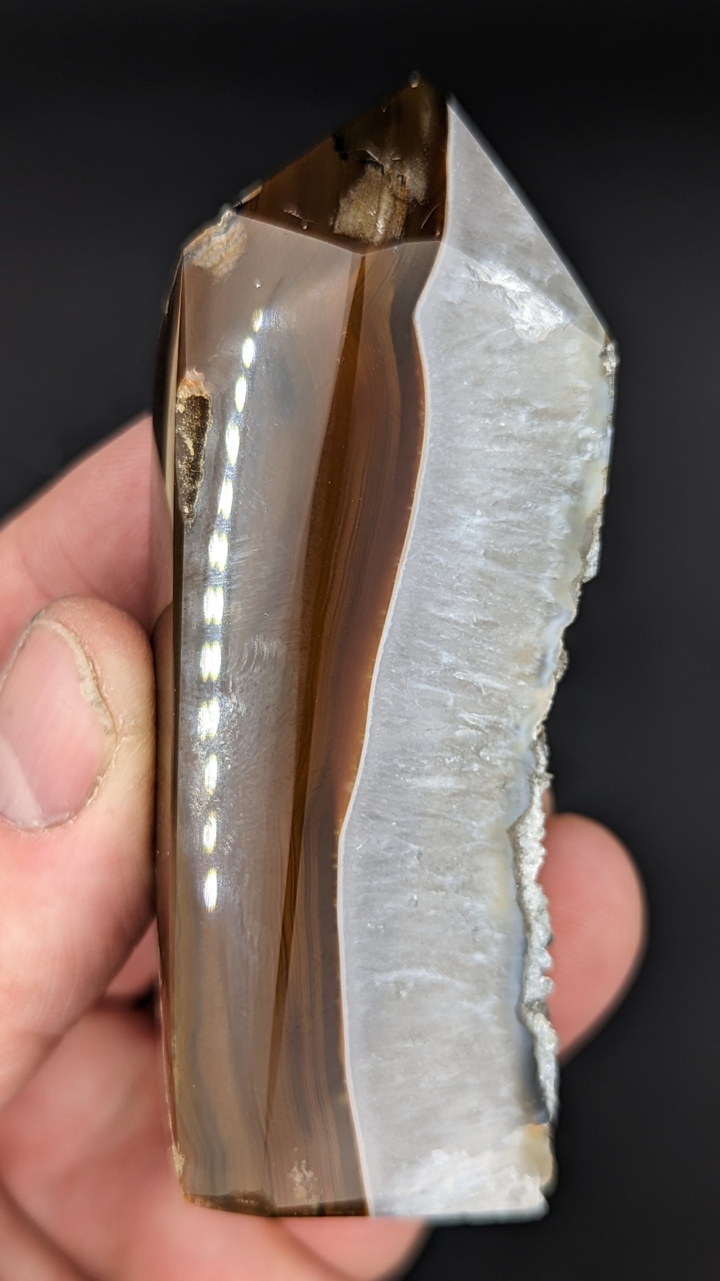 Polished Agate Point Tower