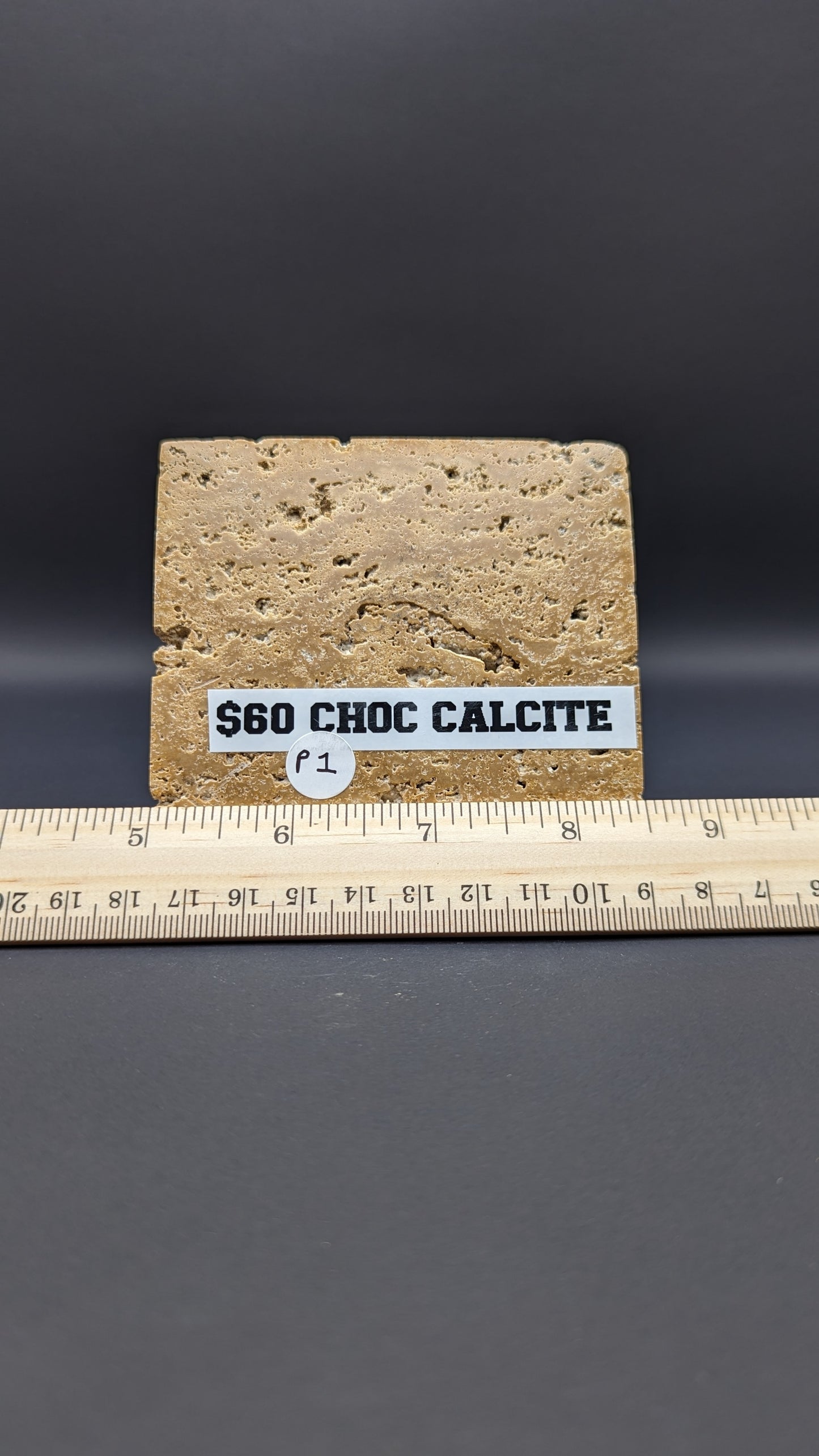 Chocolate Calcite Pyramid