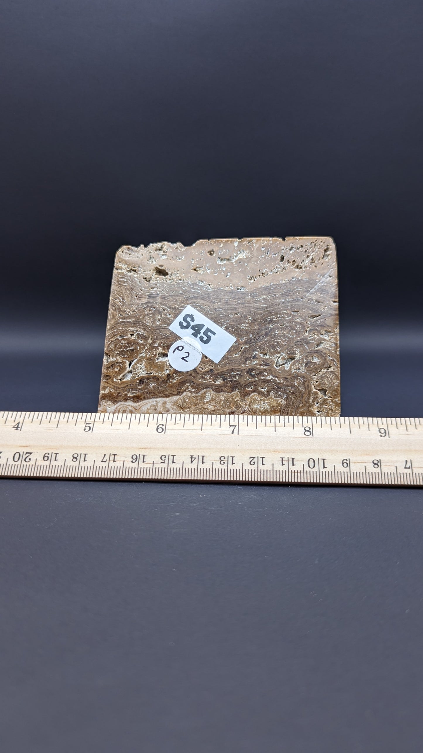 Chocolate Calcite Pyramid