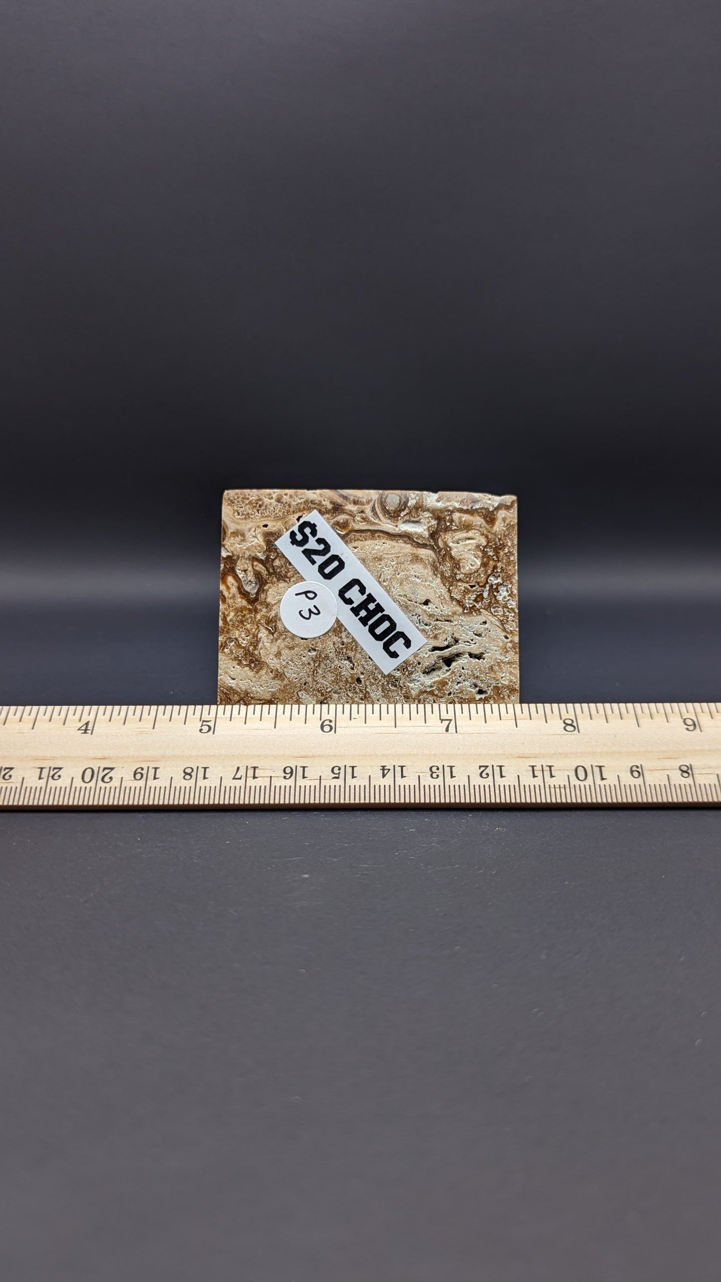 Chocolate Calcite Pyramid