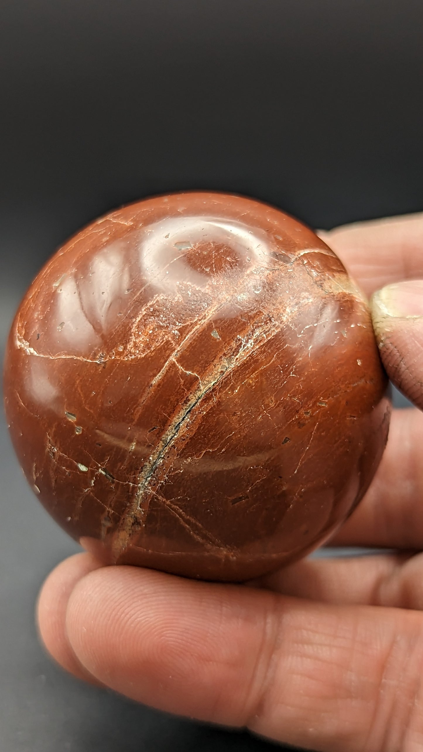 Red Jasper Sphere