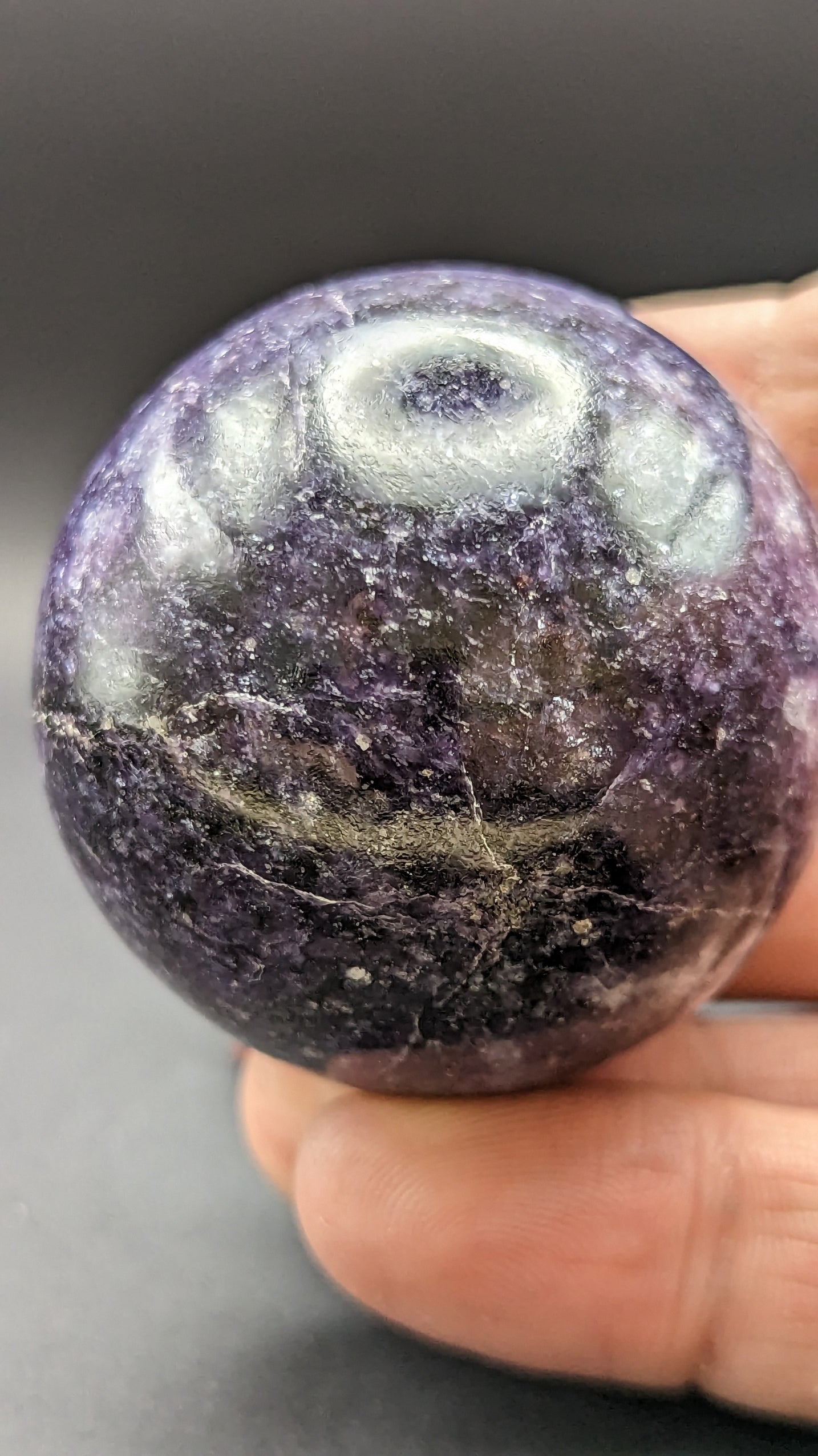 Lepidolite Sphere
