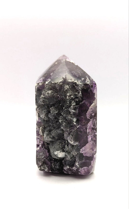 Polished Amethyst Agate Cluster