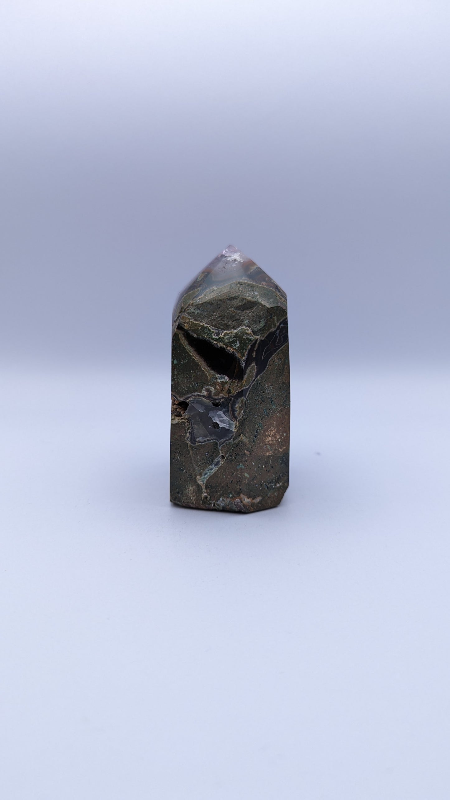 Polished Amethyst Agate Cluster