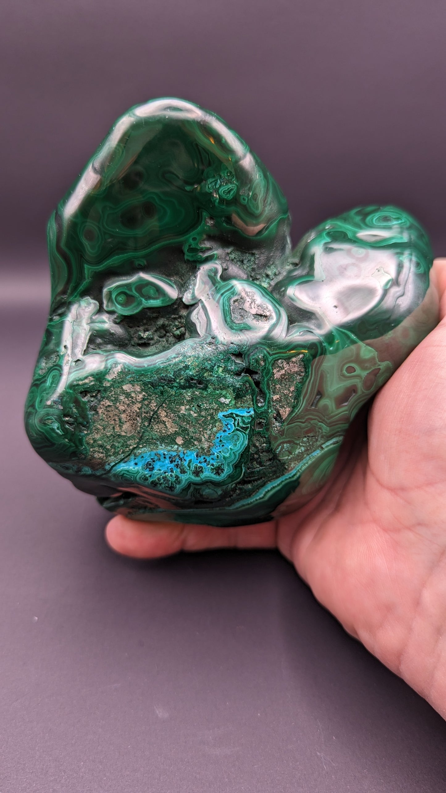 Malachite Polished Freeform