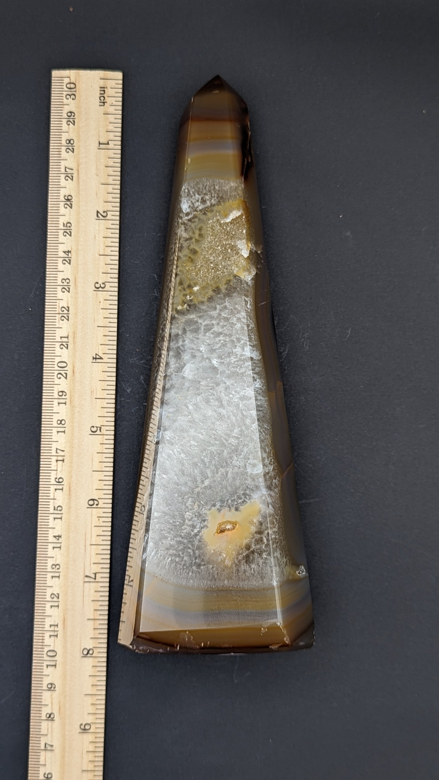 Polished Agate Point Tower