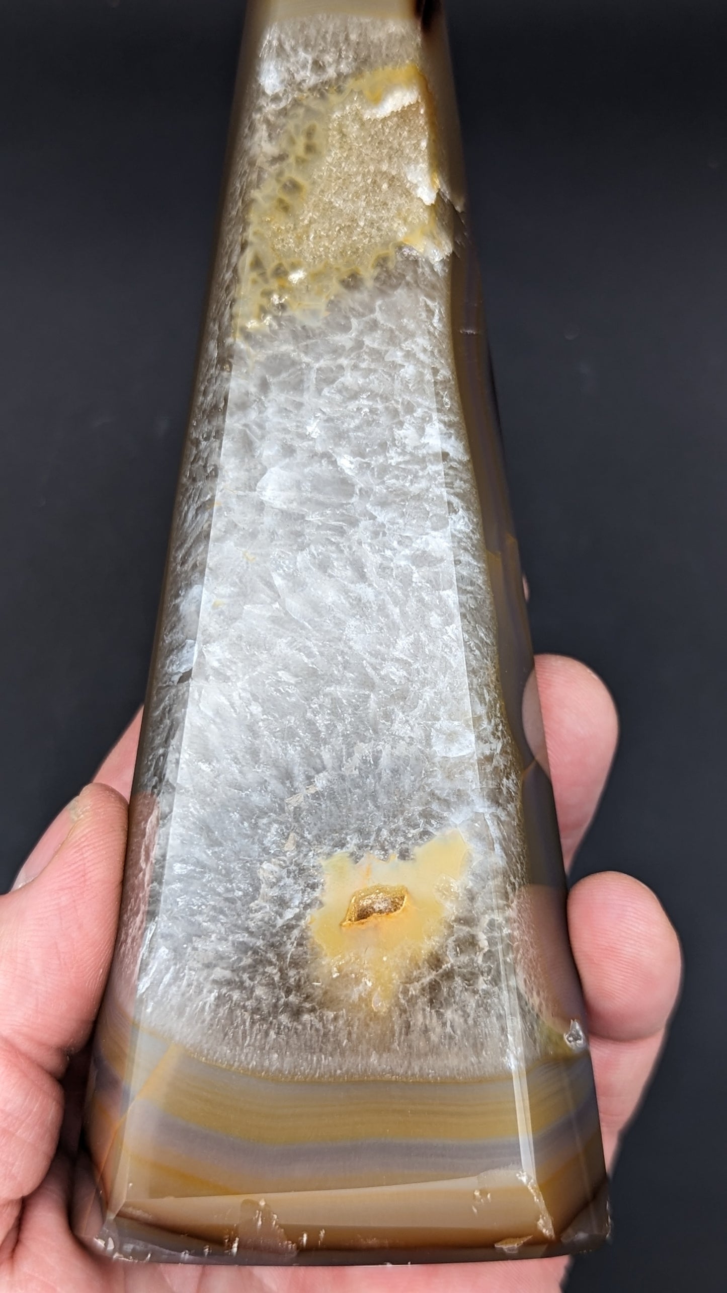 Polished Agate Point Tower
