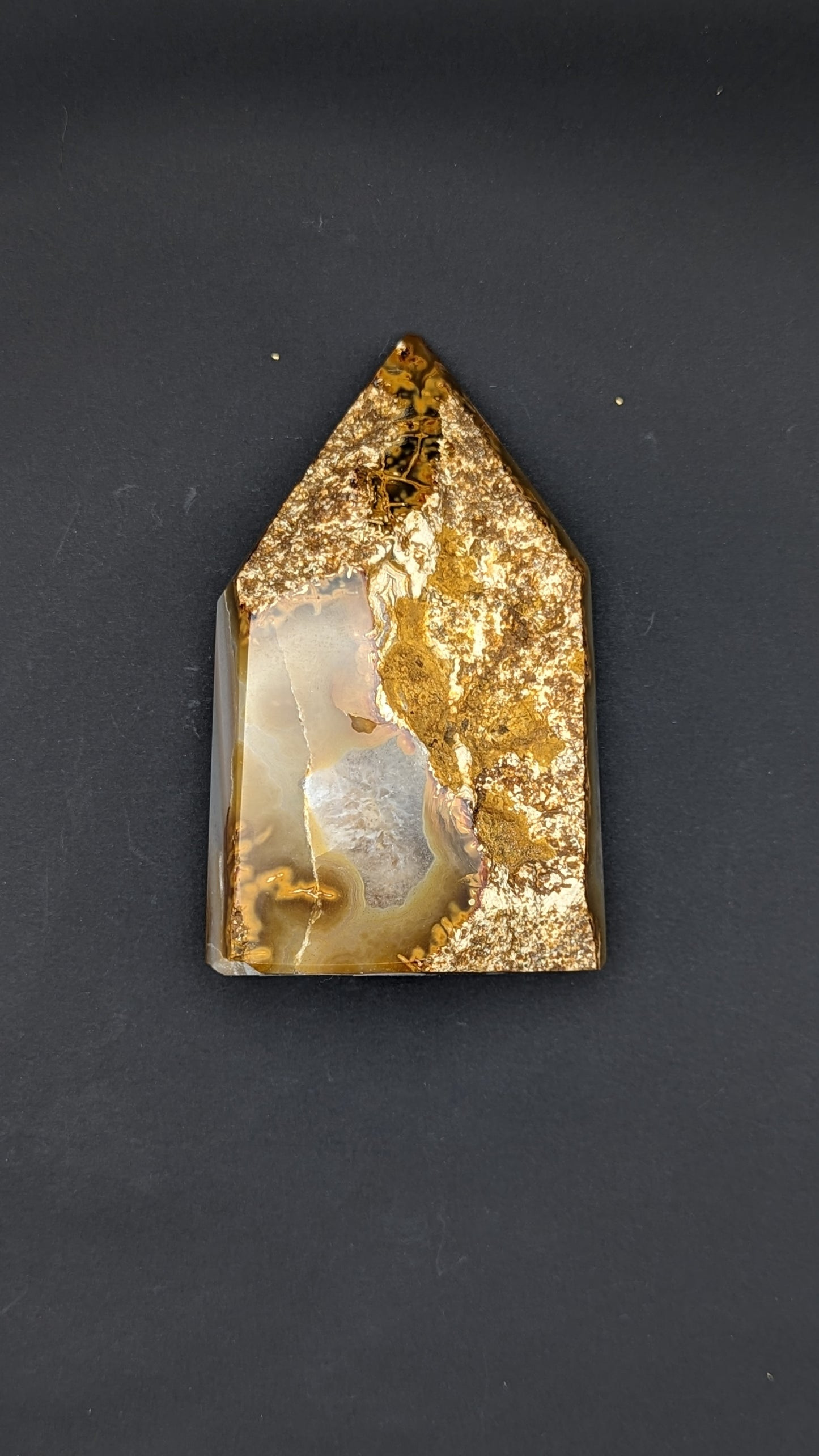 Polished Agate Point Tower