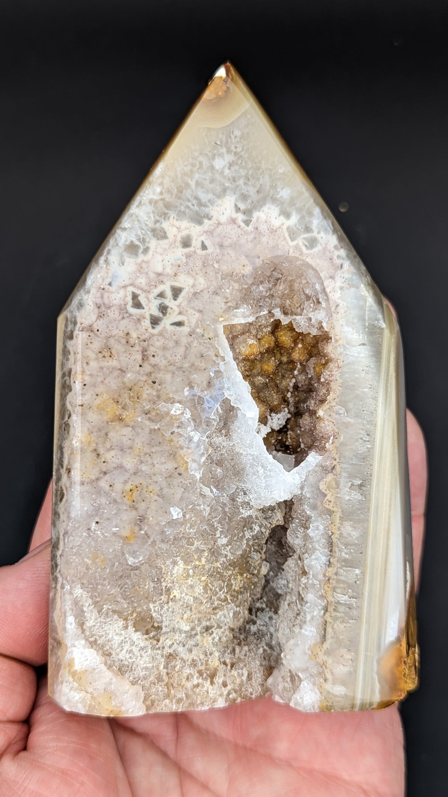 Polished Agate Point Tower