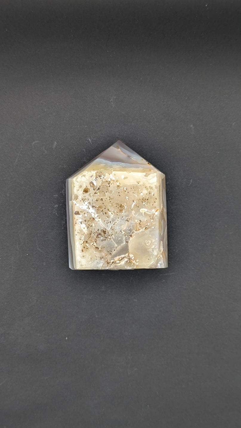 Polished Agate Point Tower