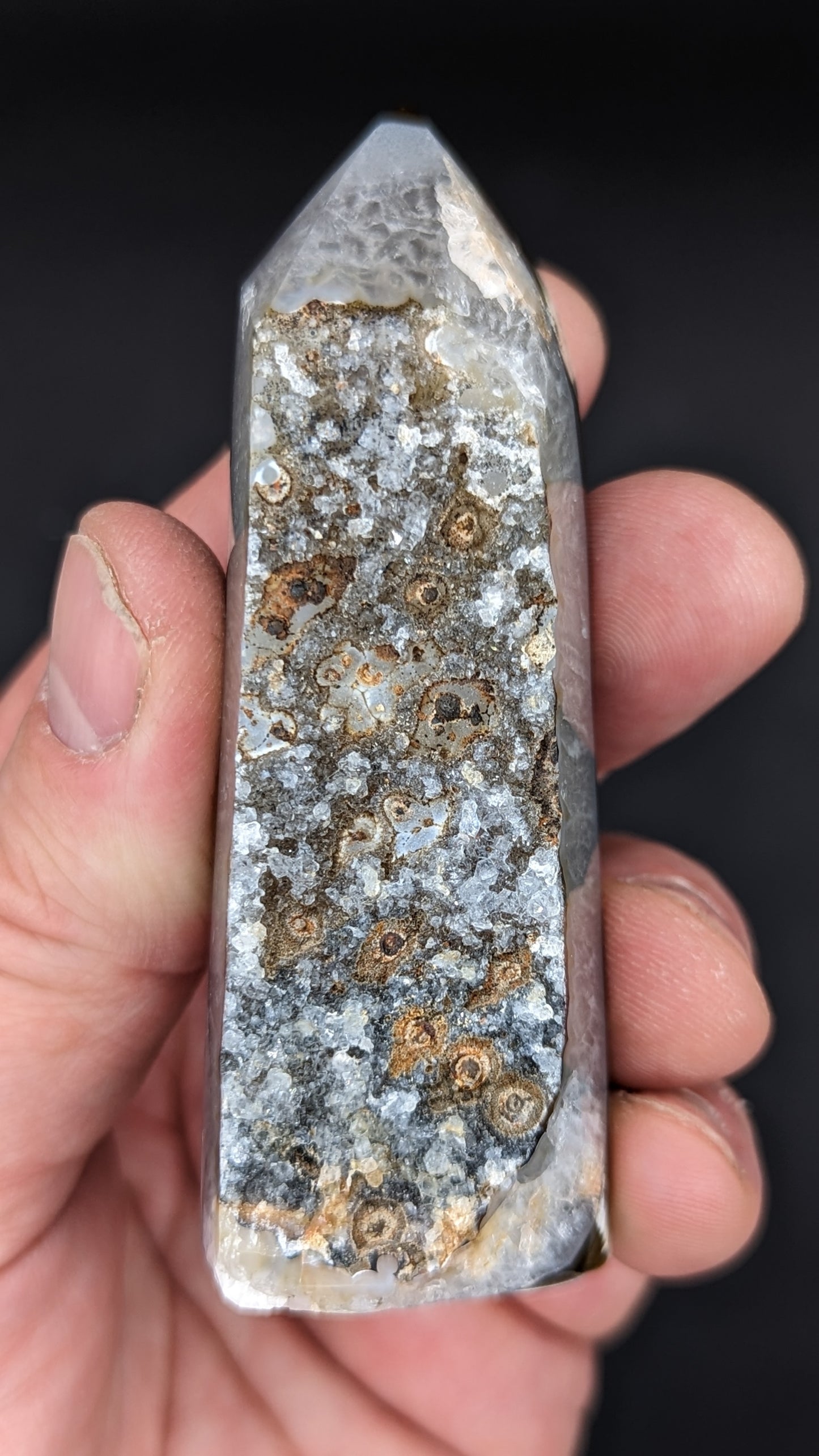 Polished Agate Point Tower