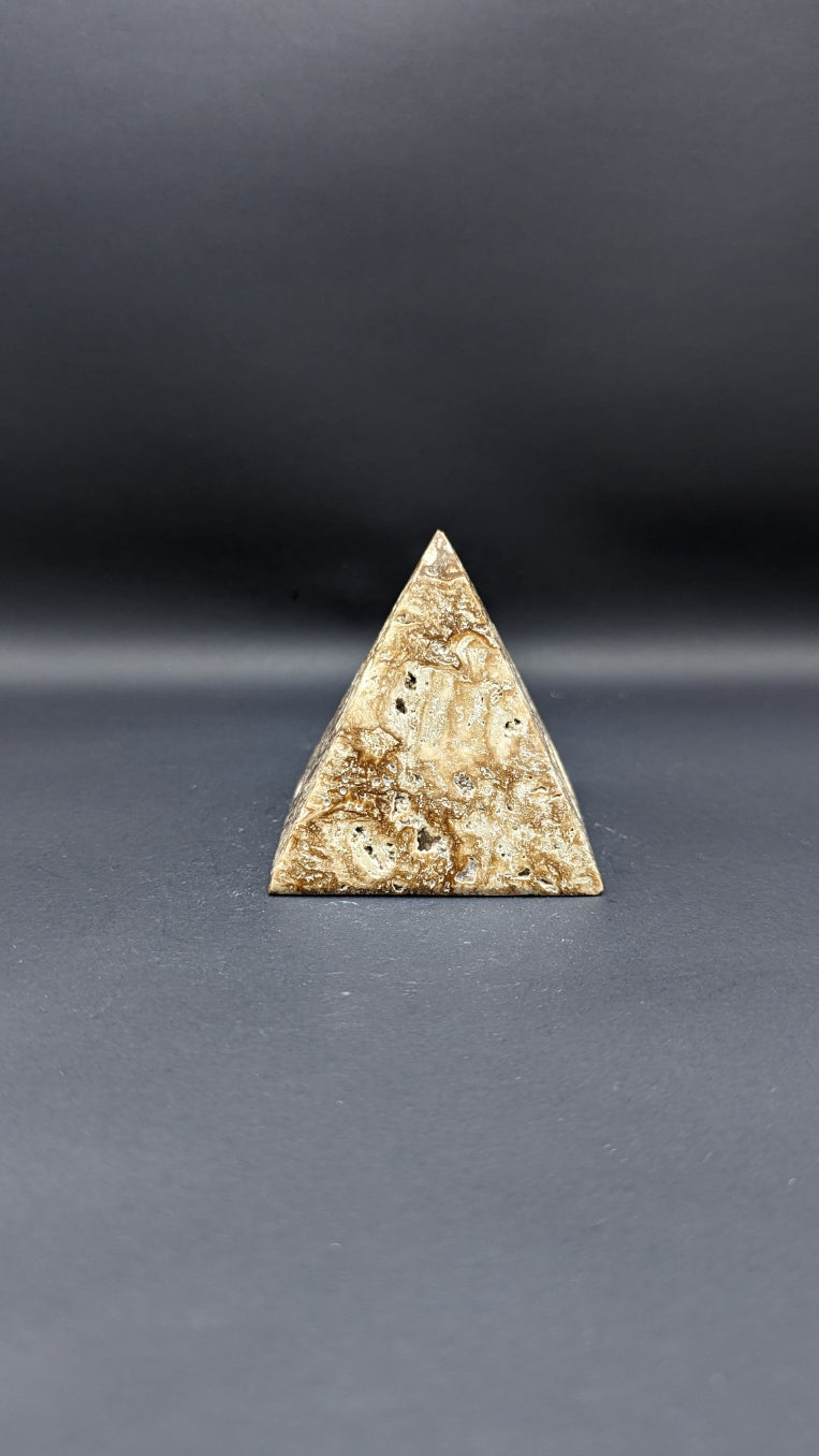 Chocolate Calcite Pyramid