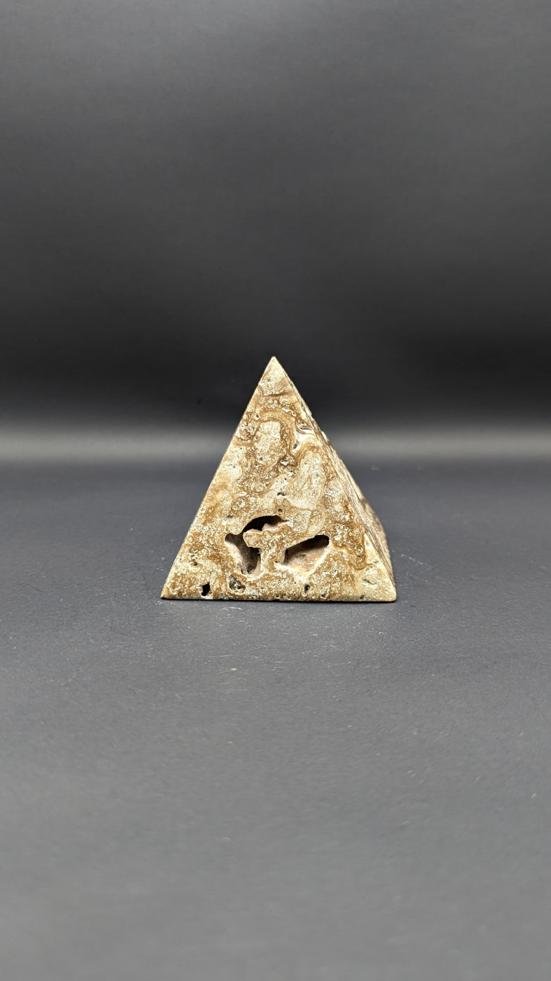 Chocolate Calcite Pyramid