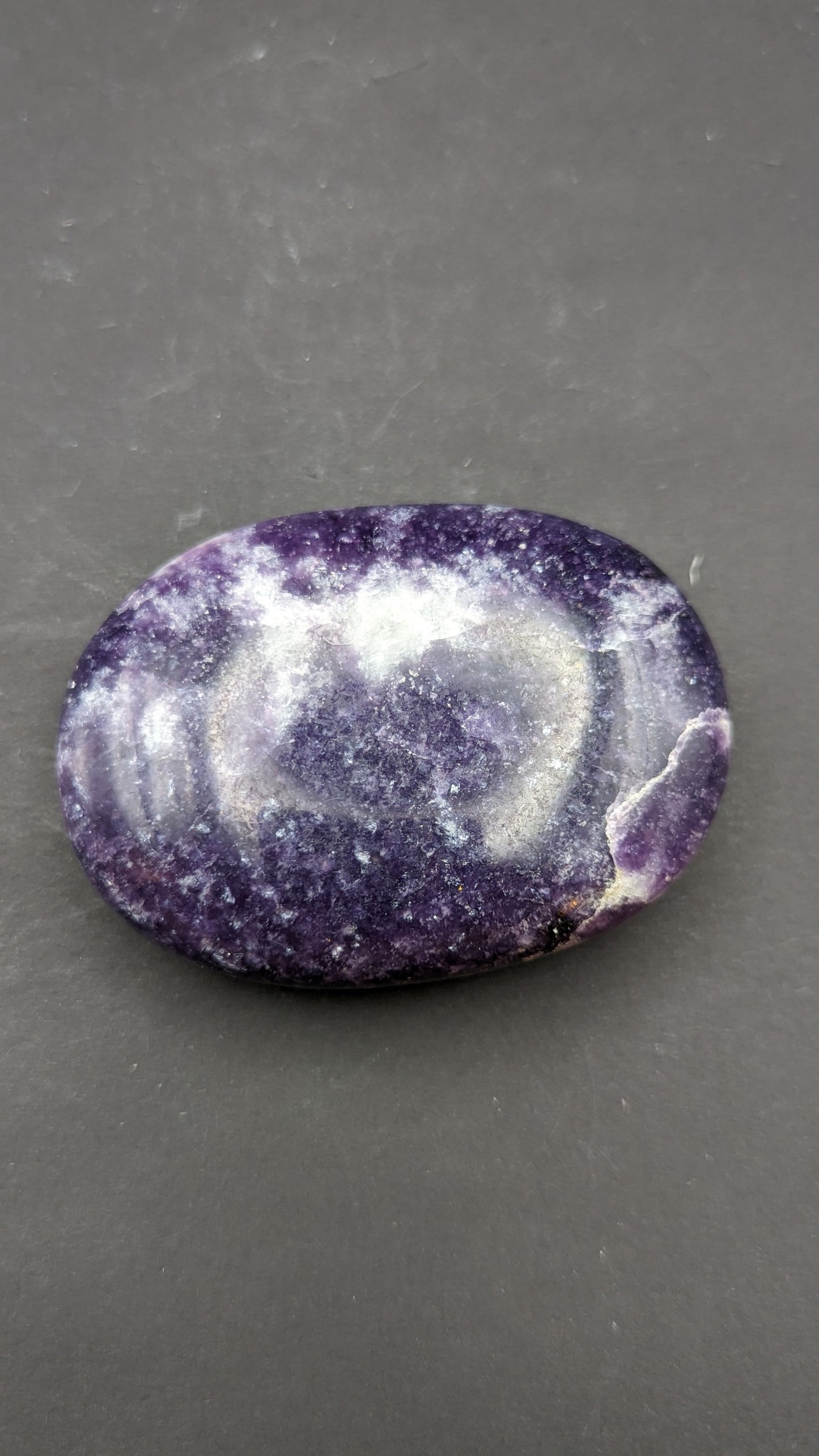 Lepidolite Palm Stone
