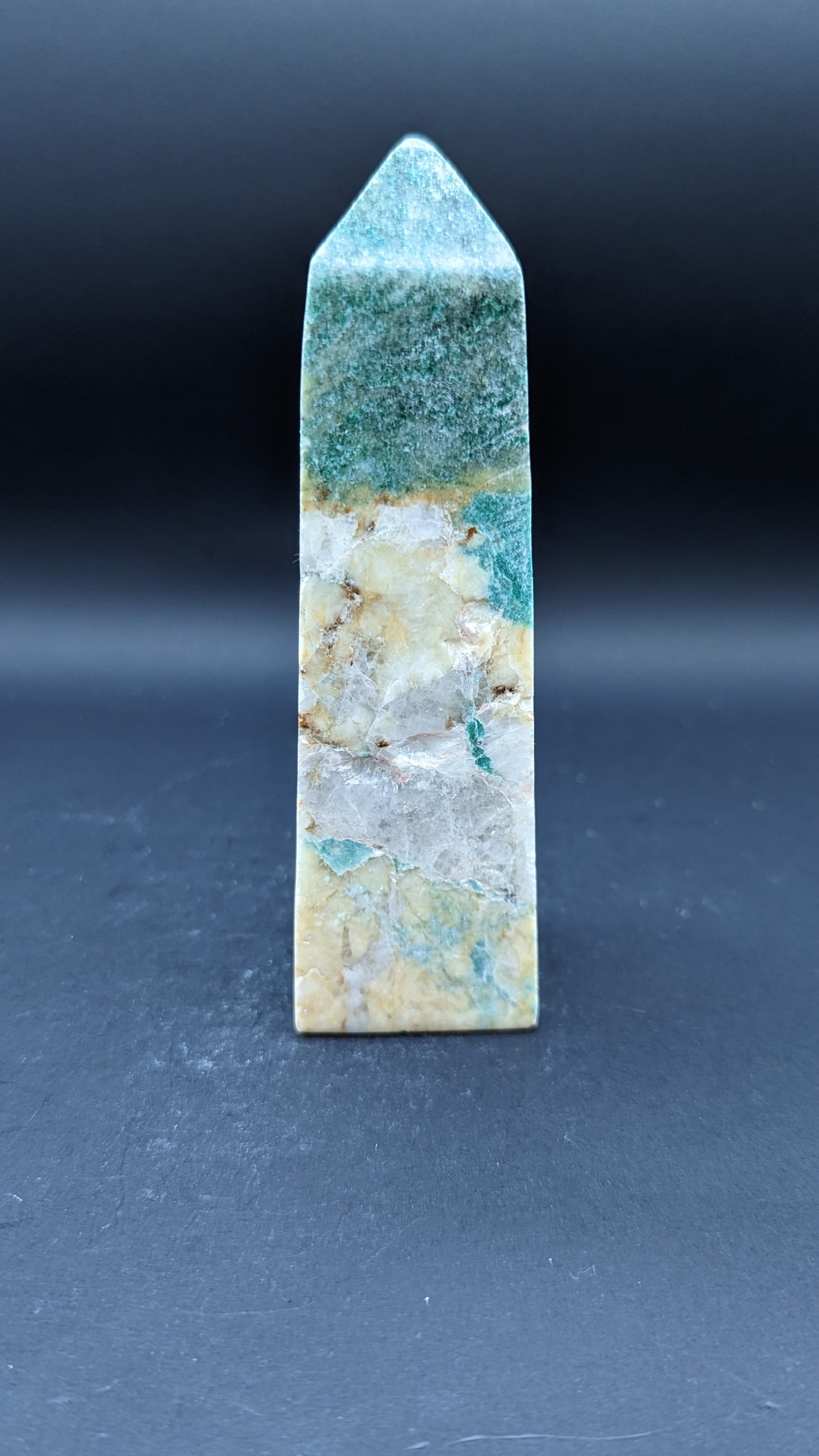 Green Calcite Tower