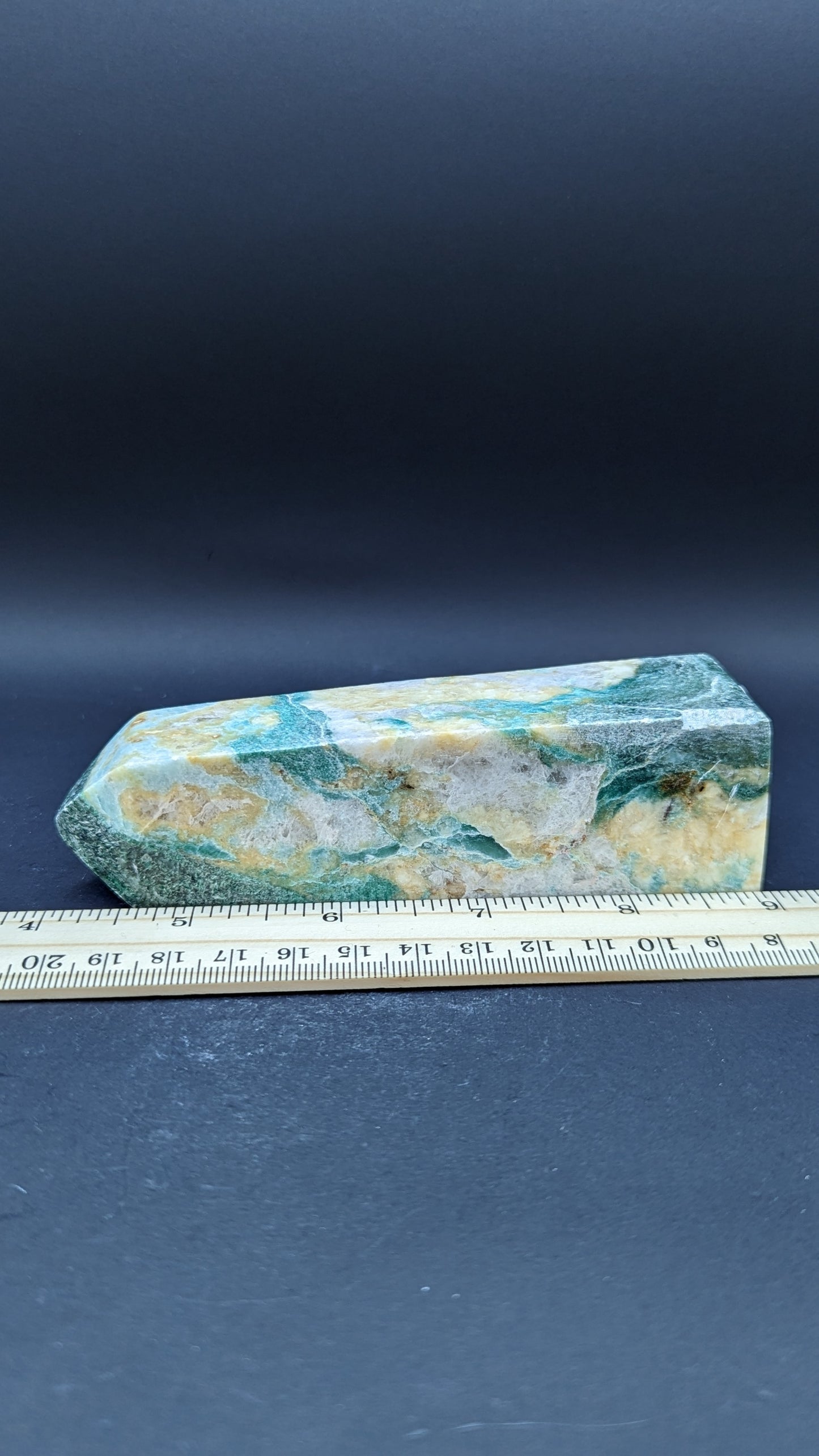 Green Calcite Tower