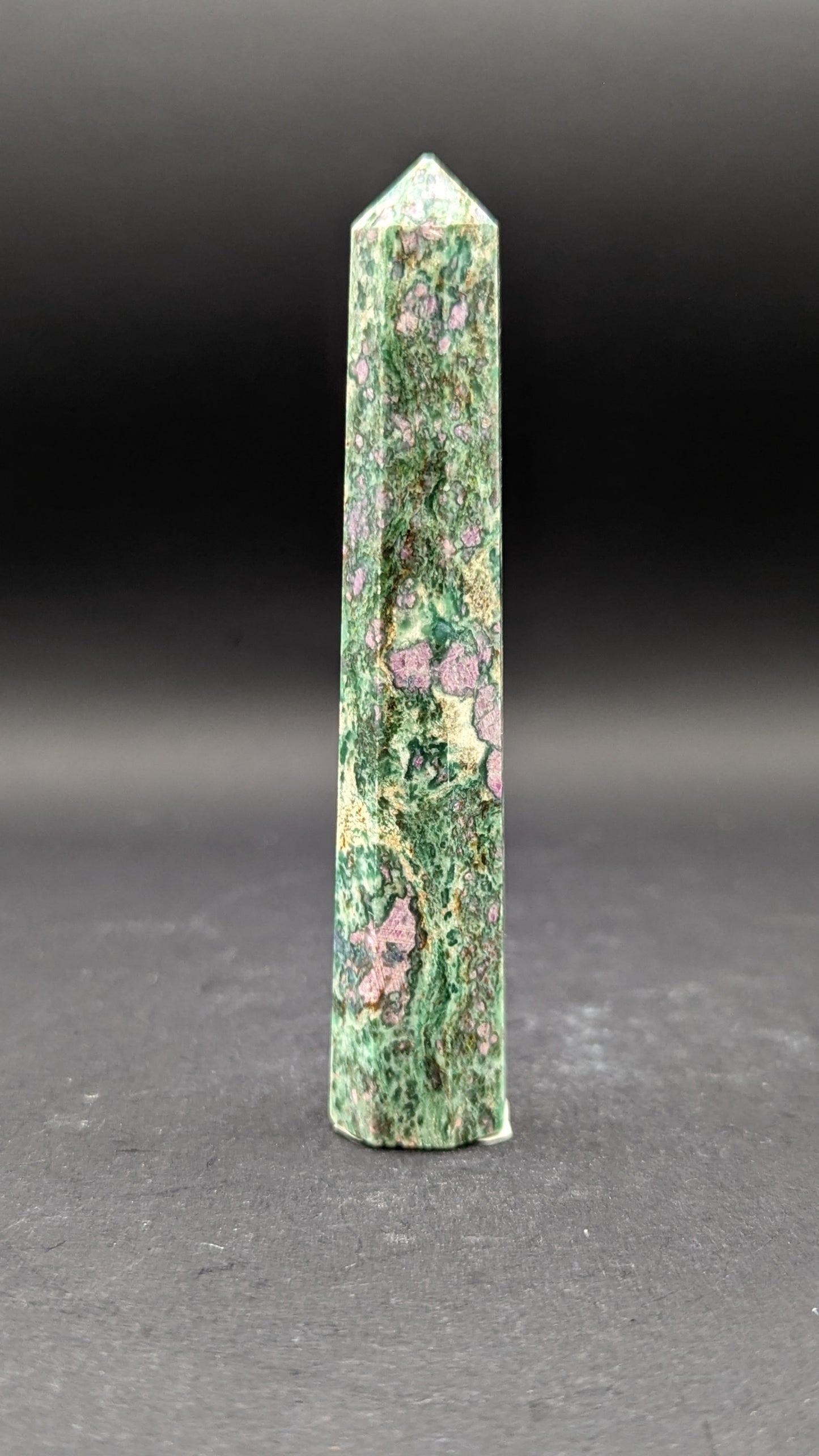 Ruby Fuchsite Tower