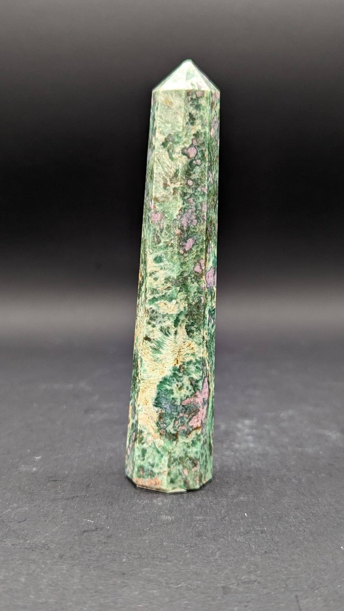 Ruby Fuchsite Tower