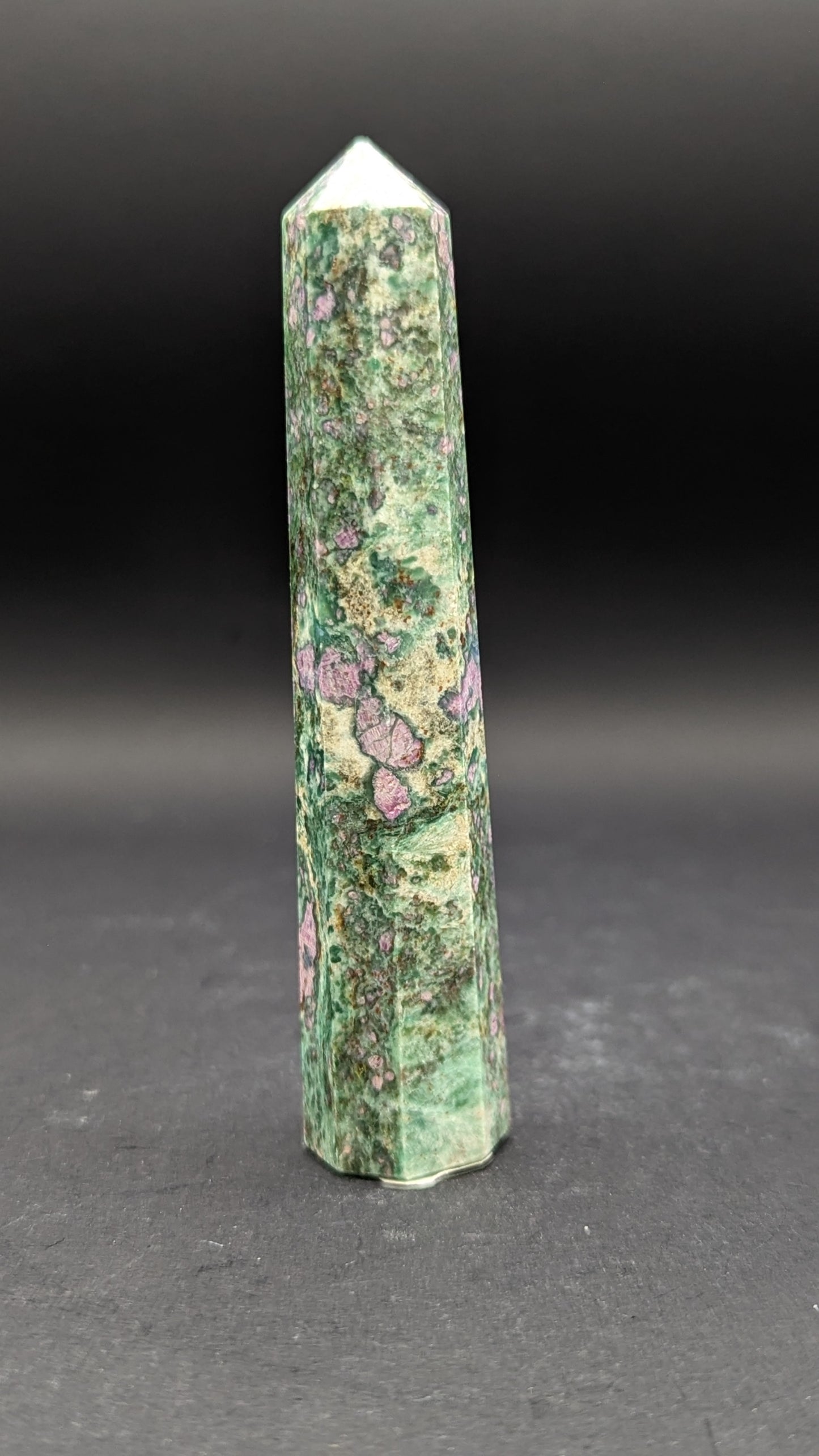 Ruby Fuchsite Tower