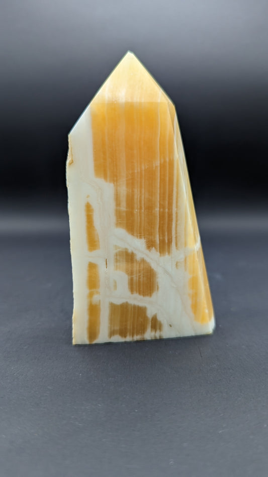 Honey Calcite Tower