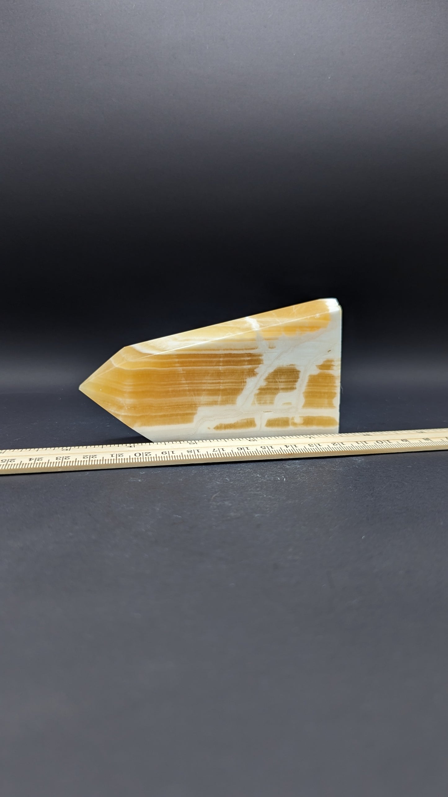 Honey Calcite Tower