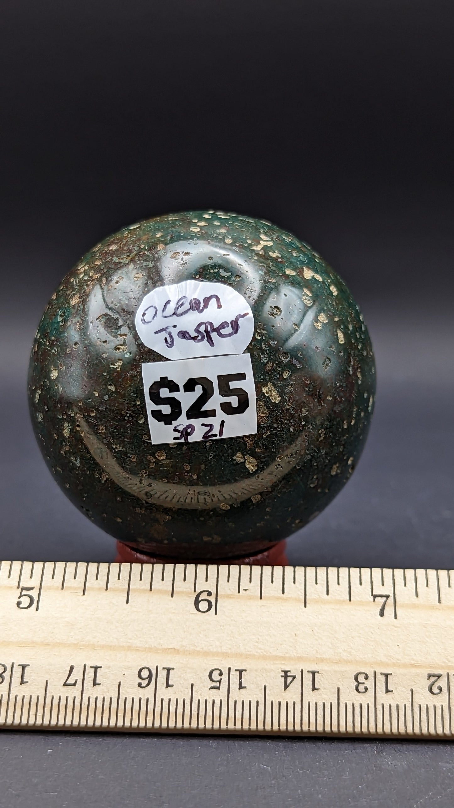 Ocean Jasper Sphere