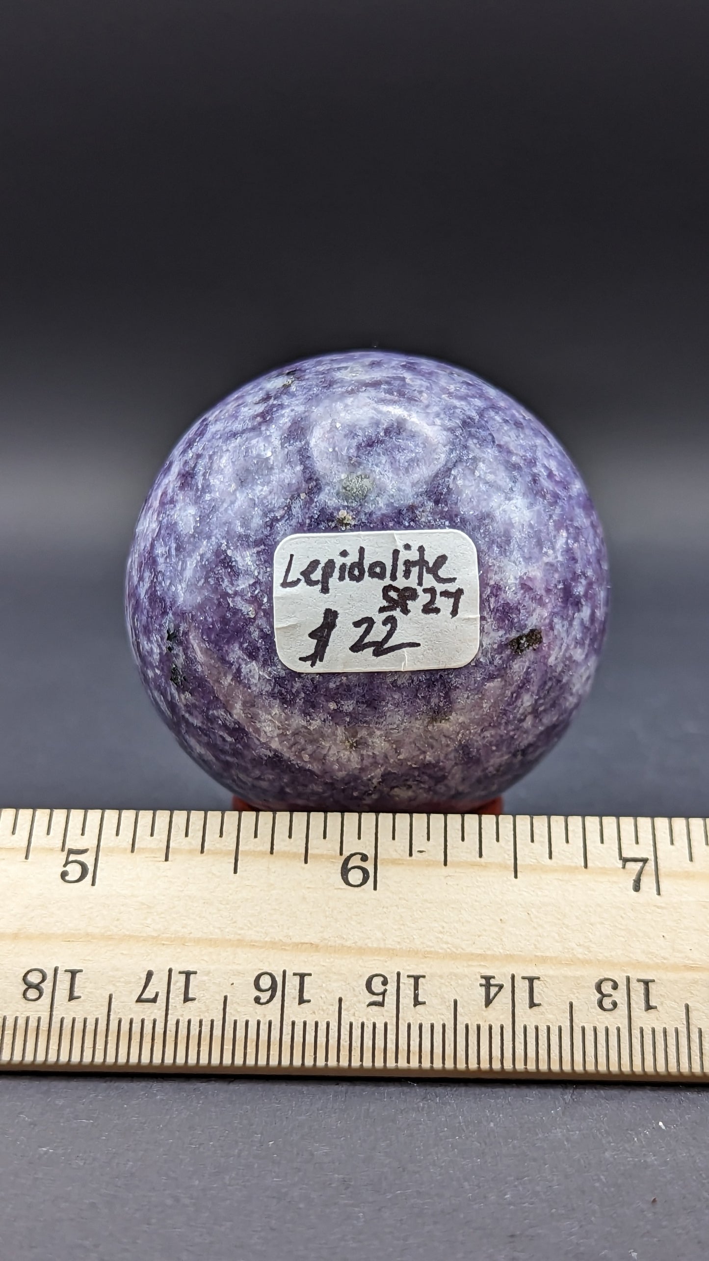 Lepidolite Sphere