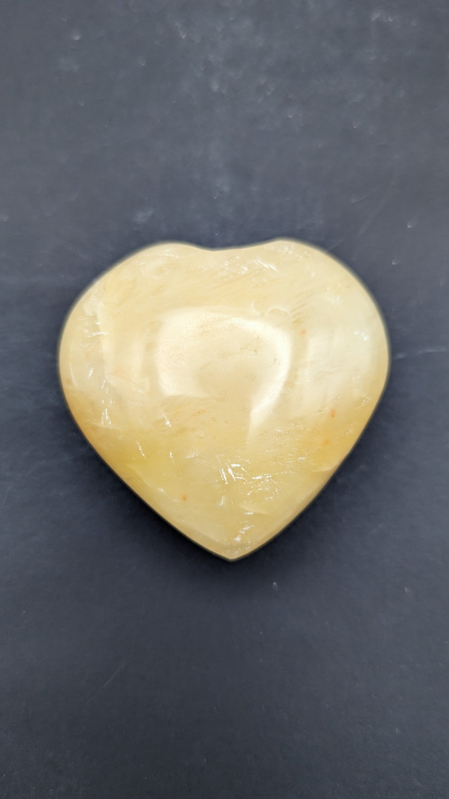 Yellow Quartz Heart