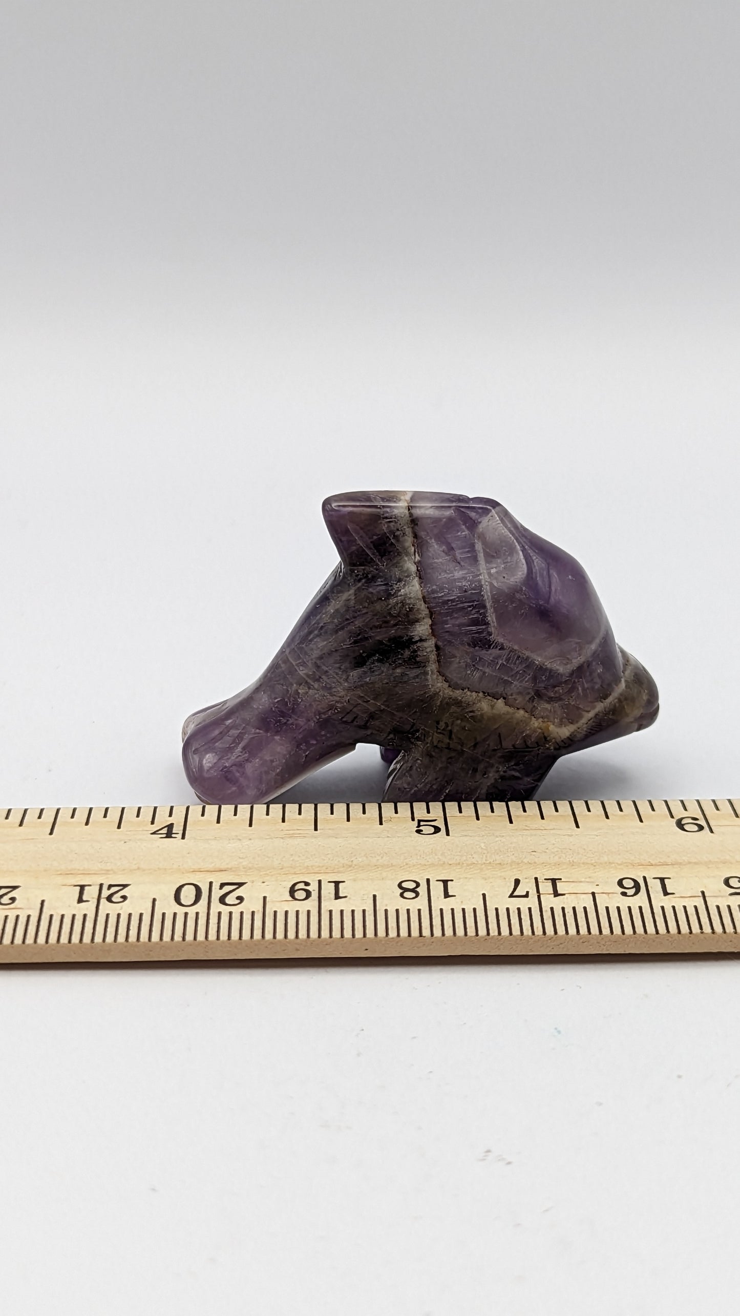 Amethyst Dolphin Carving
