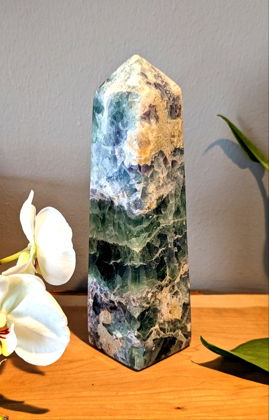 (New) Mexican Fluorite Tower