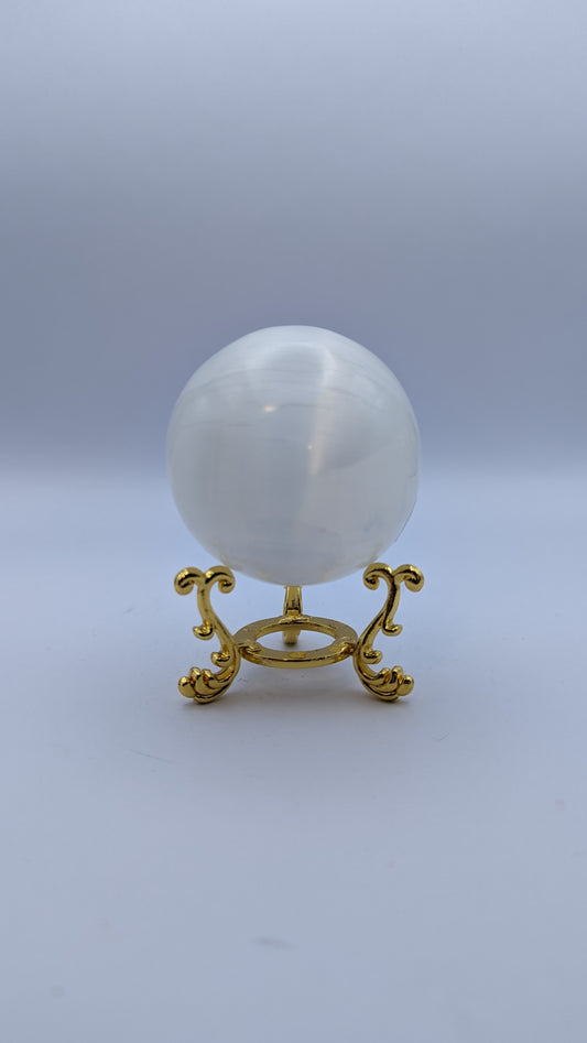 New! Med. Selenite Sphere