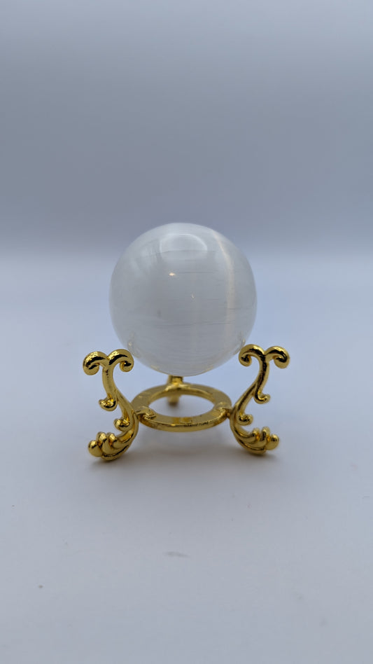 New! Sm. Selenite Sphere