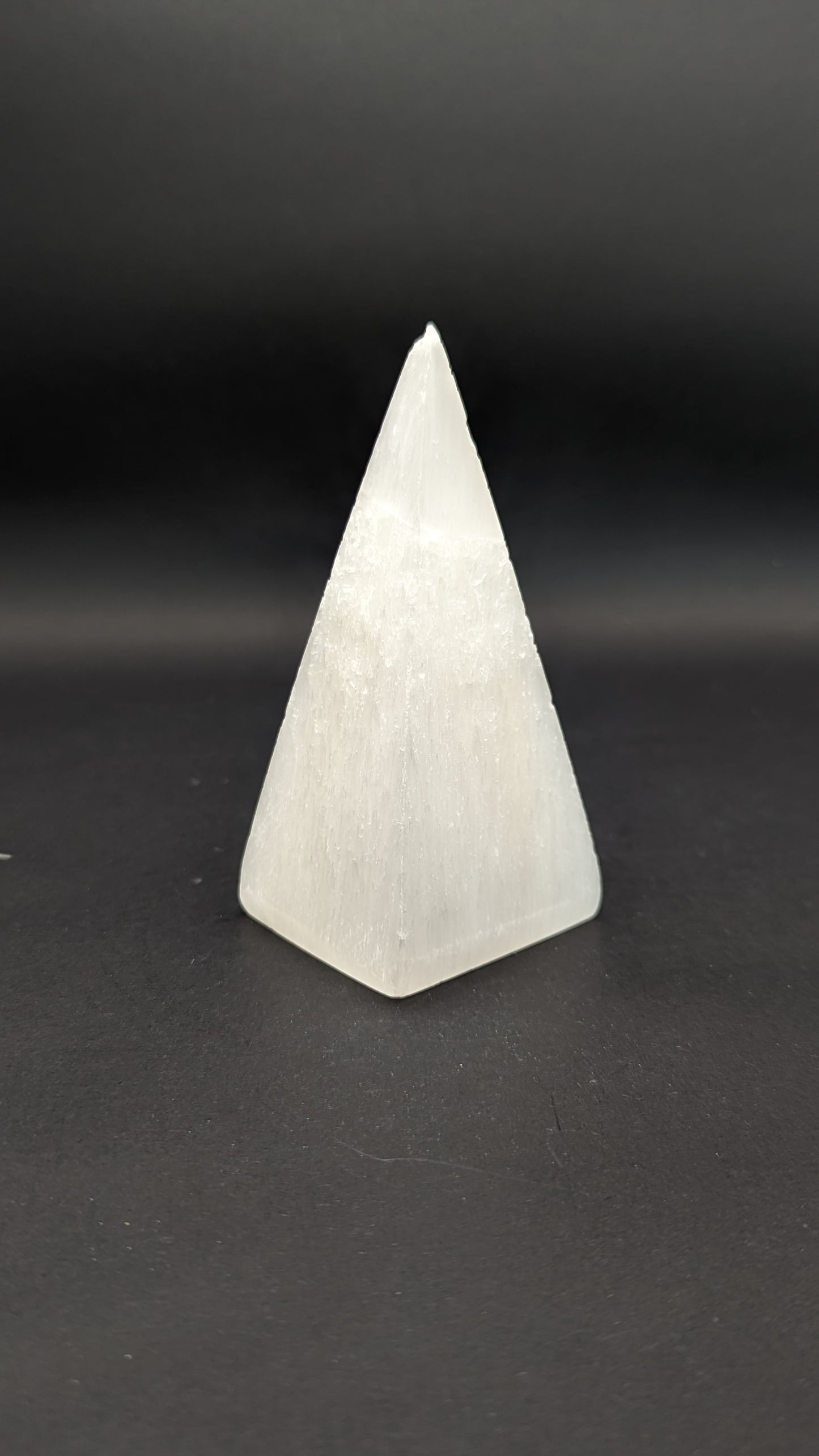 New! Selenite Pyramid