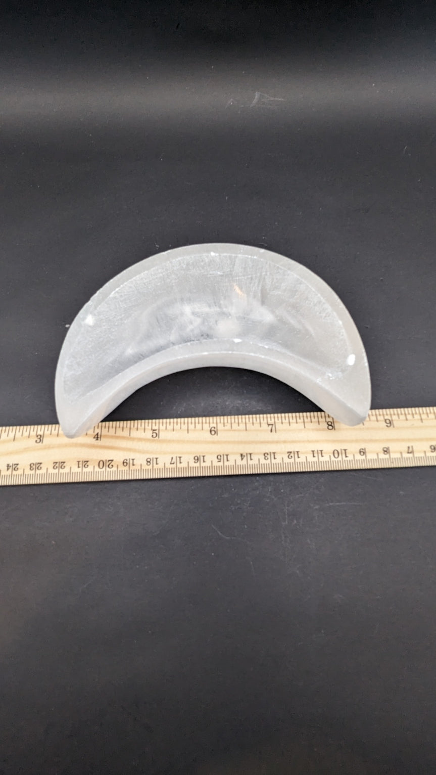 Selenite Moon Bowl