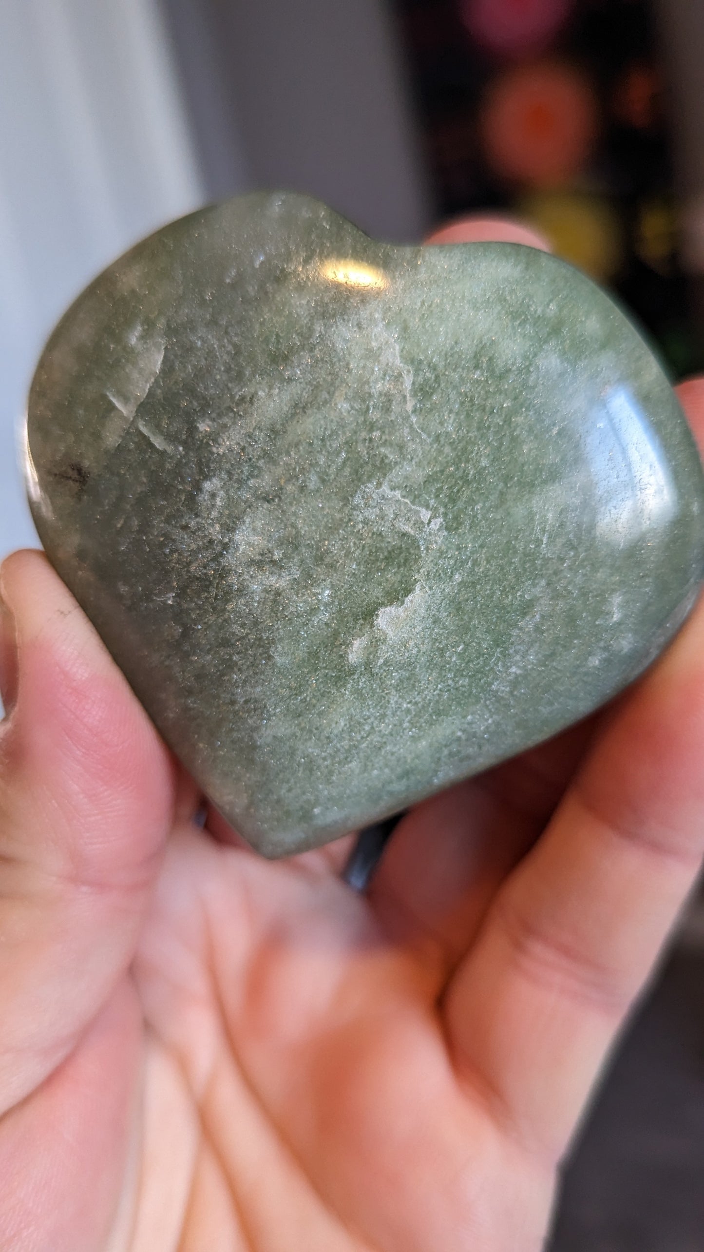 Green Aventurine Heart