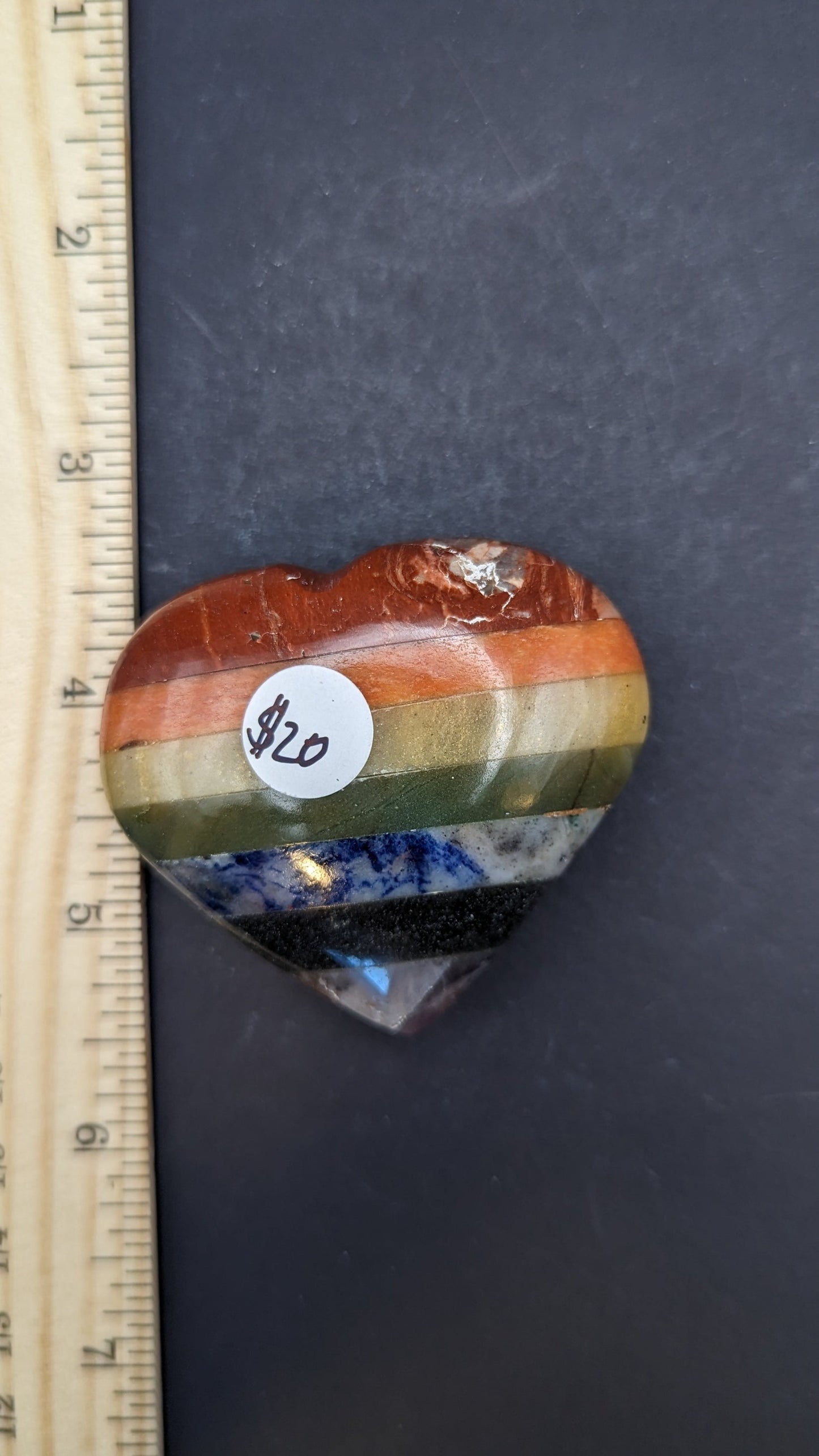 Just in! 7 Stone Chakra Heart