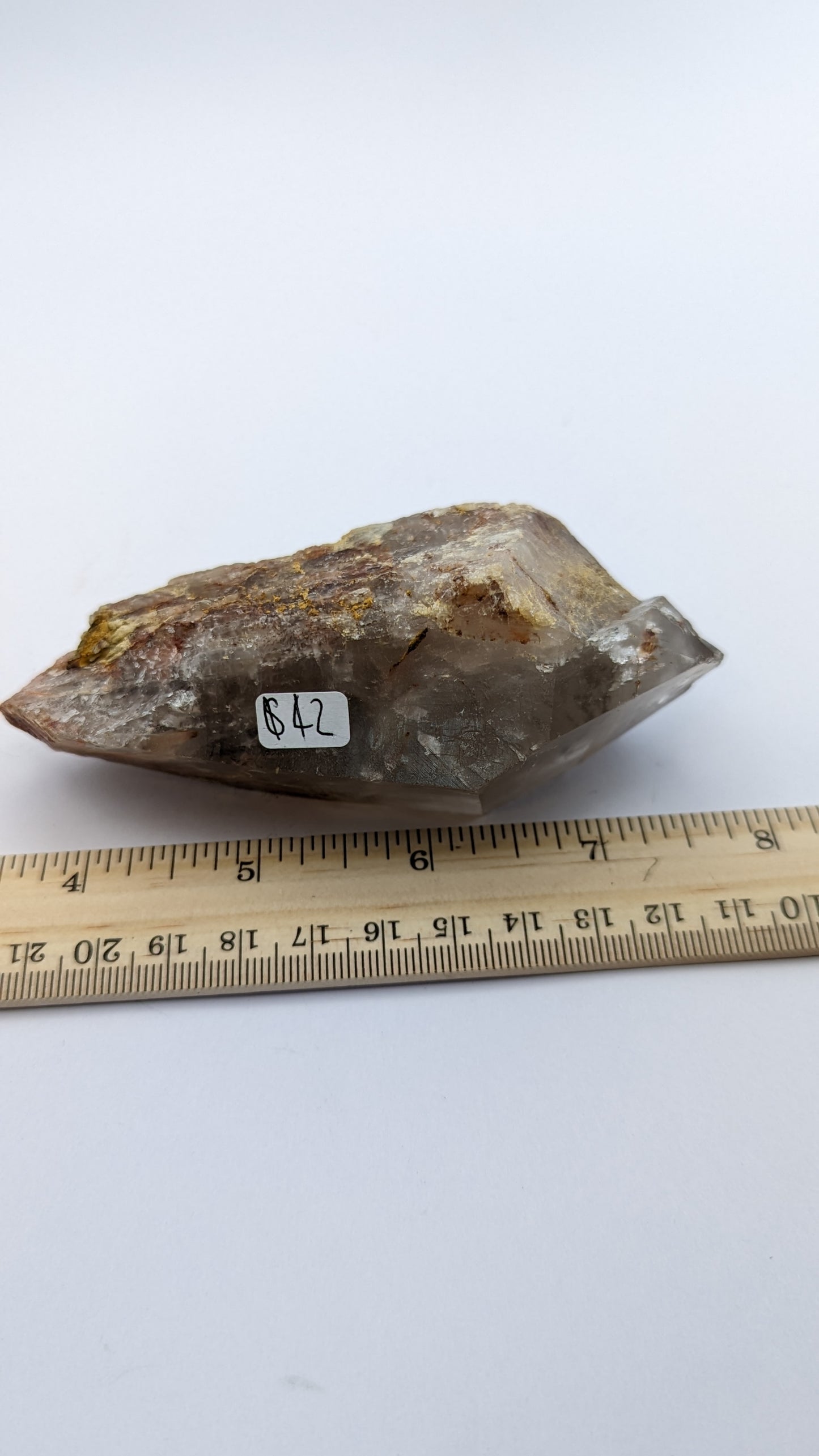 New! Angel Amphibole Lemurian Quartz