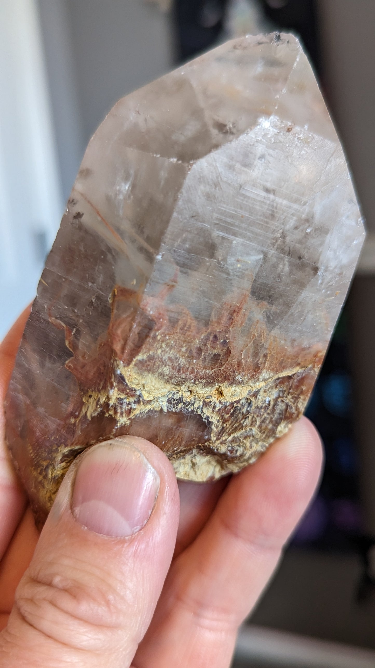 New! Angel Amphibole Lemurian Quartz