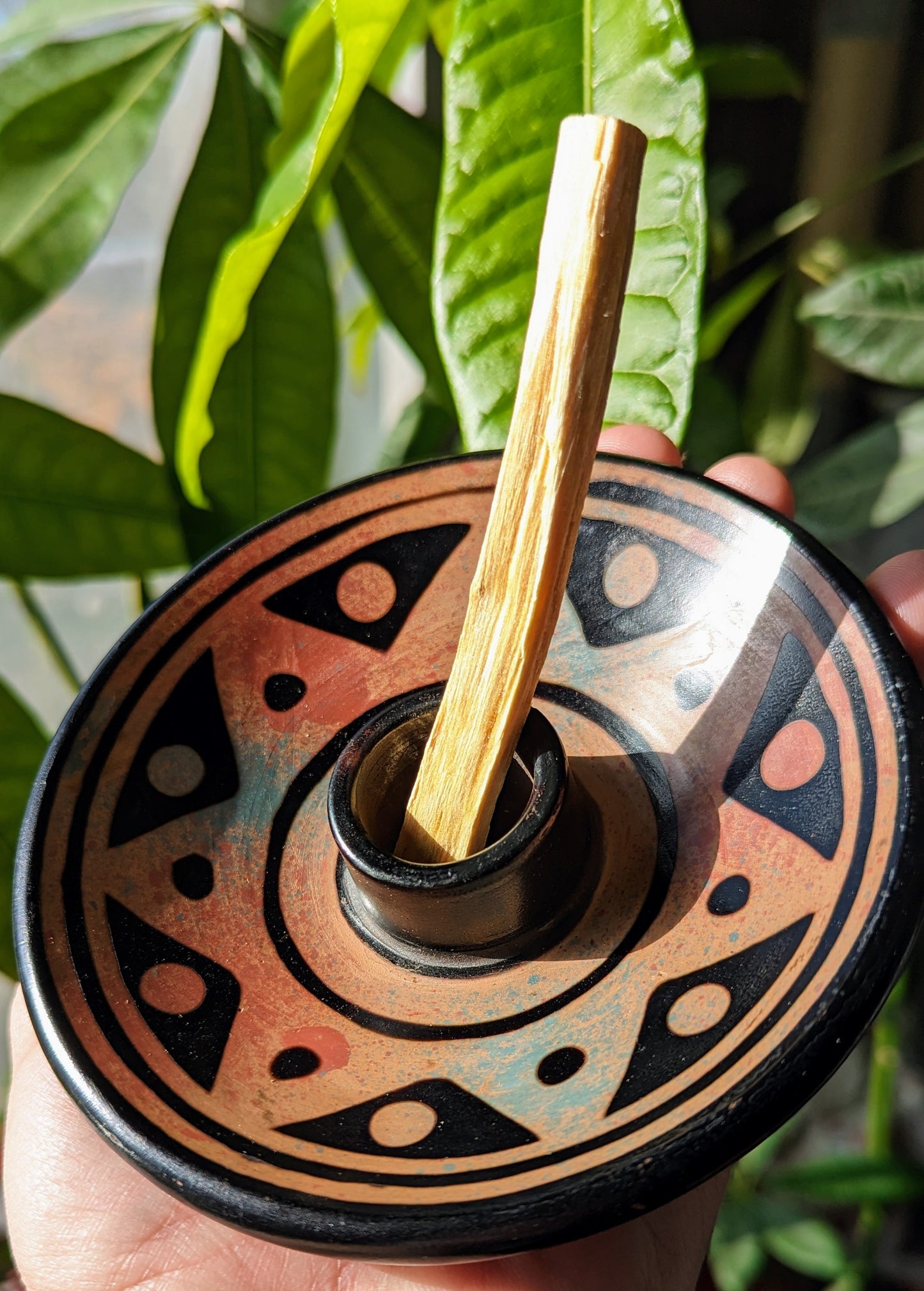 New! Palo Santo Holder (with five Palo Santo Sticks)