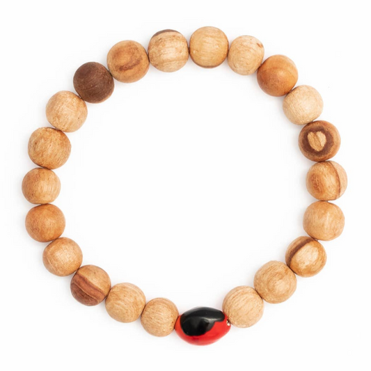 New! Palo Santo and Huayruro Bracelet