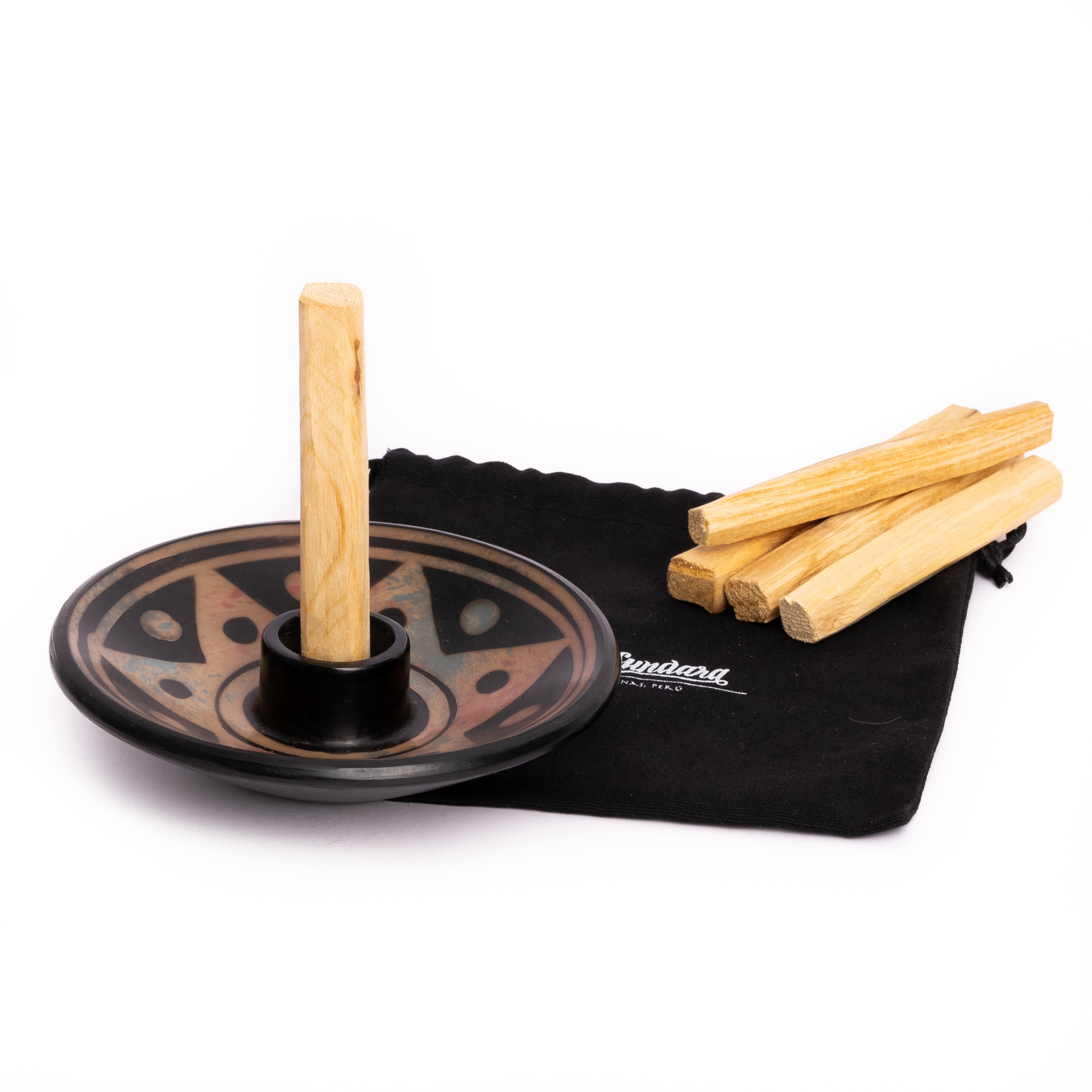 New! Palo Santo Holder (with five Palo Santo Sticks